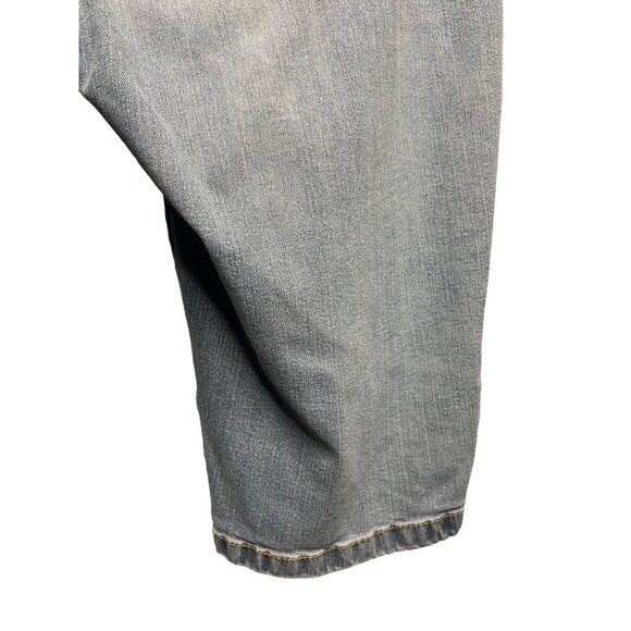 Gloria Vanderbilt capris 16 stretch blue denim comfortable summer flaw - Picture 9 of 15